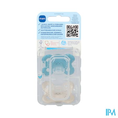 Mam Fopspeen Original Pure Siliconen 0-6m Jongen 2 1
