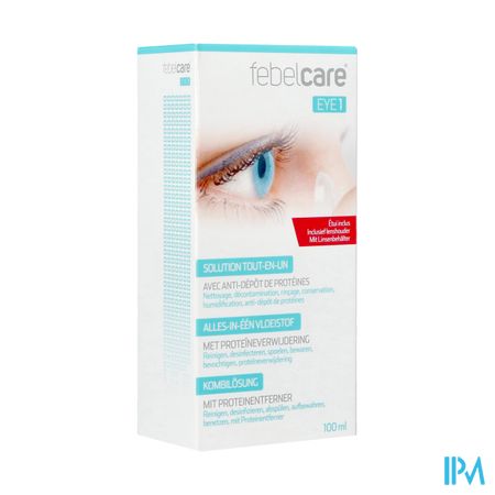 Febelcare Eye 1 Vloeist.contactlens All In 1 100ml