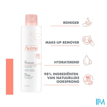 Avene Essentiels Milde Reinigingsmelk 200ml 10