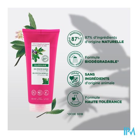 Klorane Corps Douche Gel Feuille Figuier 200ml 3