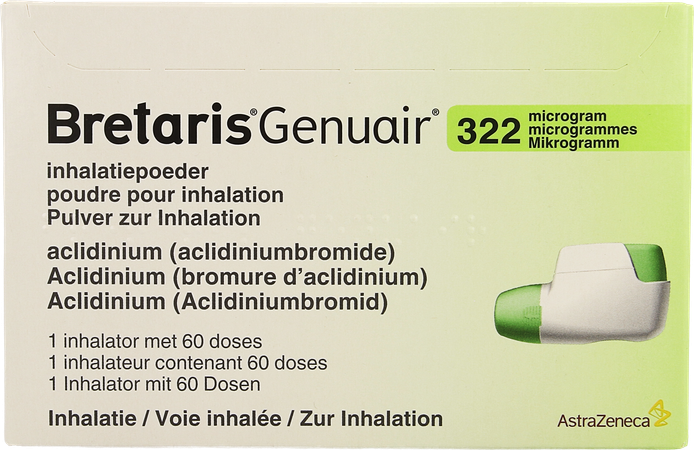 Bretaris Genuair 322mcg Inhal Poeder 1x60 Doses 2