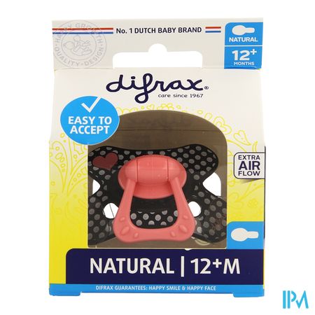 Difrax Fopspeen Natural 12m+ Girl 9