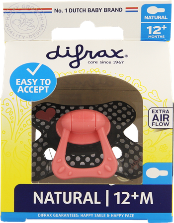 Difrax Fopspeen Natural 12m+ Girl 9