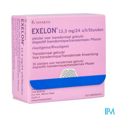 Exelon 13,3mg/24u Pleister Transdermaal 30