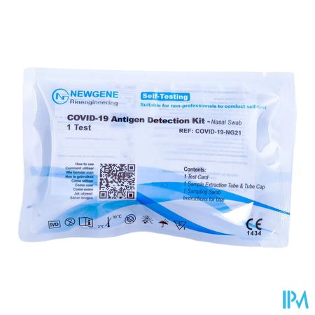 Newgene Covid-19 A/geen Test Kit 1 Dentalbel 1