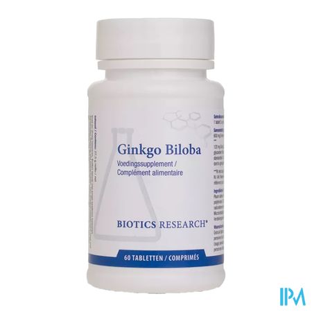 Ginkgo Biloba 24% Biotics Comp 60 1