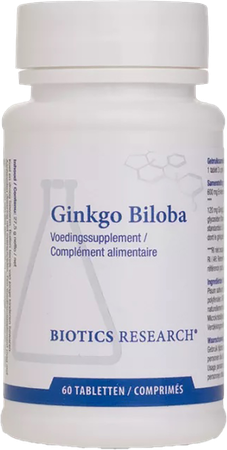 Ginkgo Biloba 24% Biotics Comp 60 1