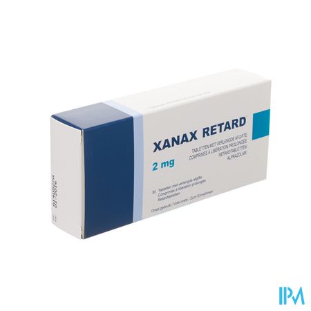 Xanax Retard 2,00mg Impexeco Tabl 30 Pip