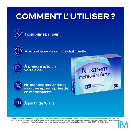 Noxarem Melatonine Forte 5mg Tabl 50 6