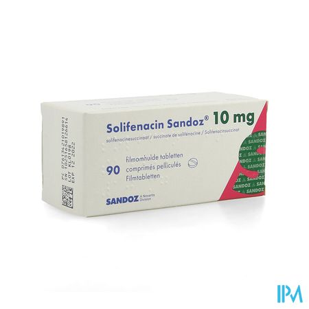 Solifenacin Sandoz 10mg Comp Pell 90 X 10mg