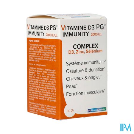 Vitamine D3 2000ui Immunity Pharmagenerix Comp 90