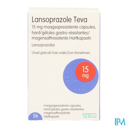 Lansoprazole Teva 15mg Gastro Resist Caps 56 1