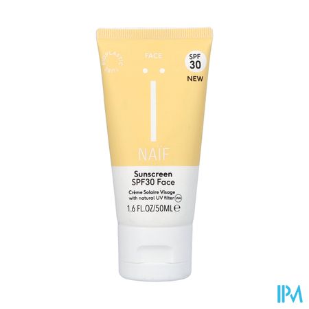 Naif Grown Ups Sunscreen Face Ip30 50ml