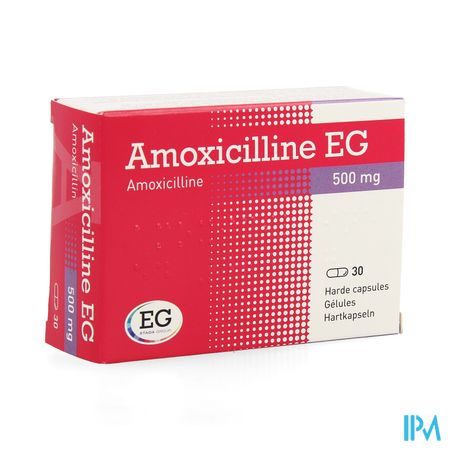 Amoxicilline EG Caps 30 X 500 Mg