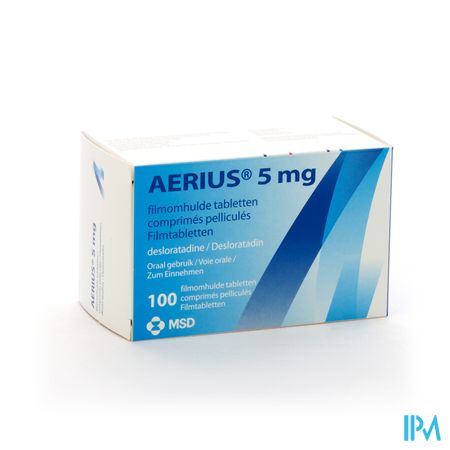 Aerius 5mg Comp Pell 100 X 5mg 2