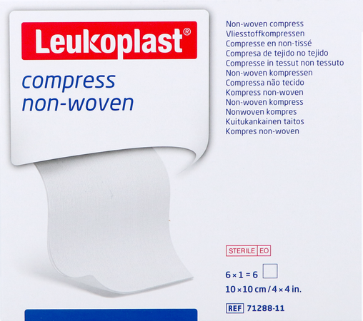 Leukoplast Compress N/woven St. 10cmx10cm 6 1