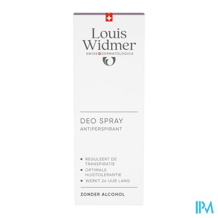 Widmer Body Deo Spray A/transpirant Parf 75ml