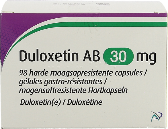Duloxetin Ab 30mg Maagsapresist. Harde Caps 98 1
