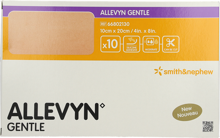 Allevyn Gentle Kp Foam 10cm X 20cm 10 66802130 1