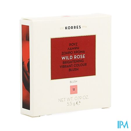 Korres Km Wild Rose Blush 12 Golden Pink 5,5g