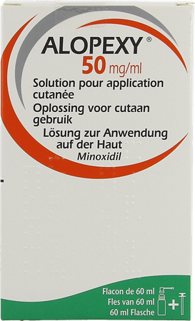 Alopexy 50mg/ml Opl Cut. Gebr. Fl Pipet/spray 60ml 3