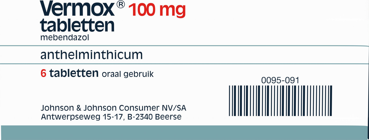 Vermox Tabl 6x100mg 2