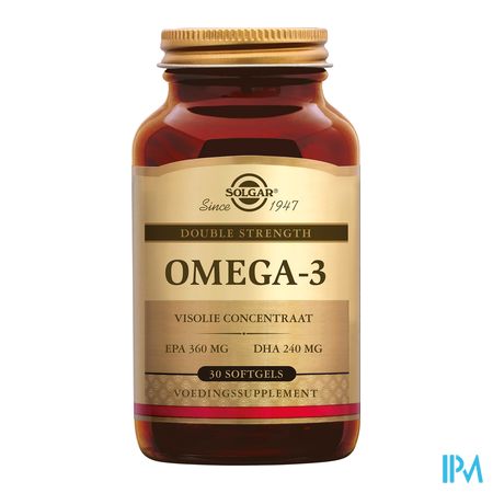 Solgar Omega-3 Double Strength Softgel 30 1