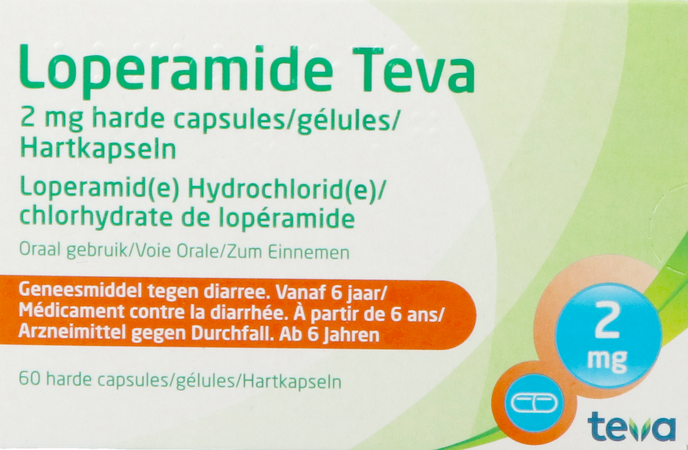 Loperamide Teva Caps 60 X 2mg 1