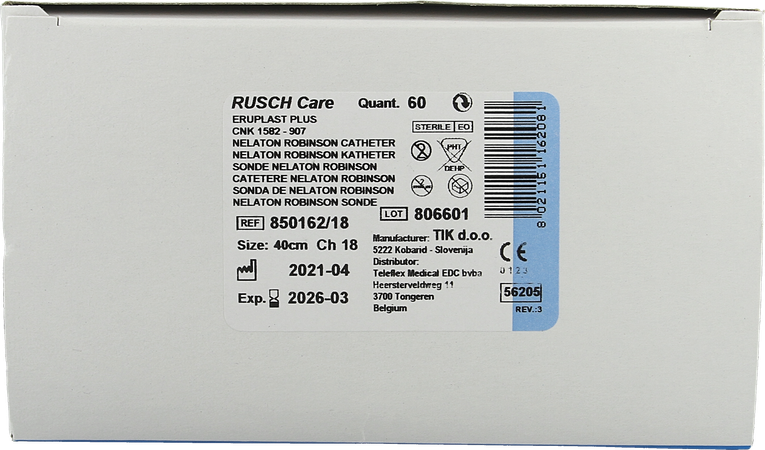 Ruschcare Eruplast Plus Nelat. Ch18 40cm 60 850162 2