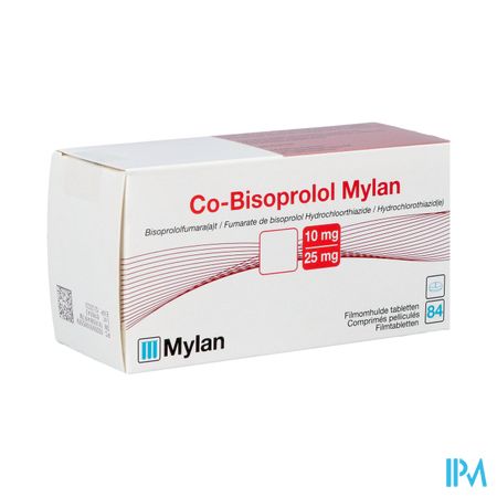 Co Bisoprolol Viatris 10mg/25,0mg Drag 84 1