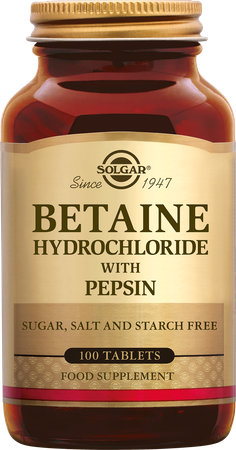 Solgar Betaine Hydrochloride Pepsin Comp 100 1