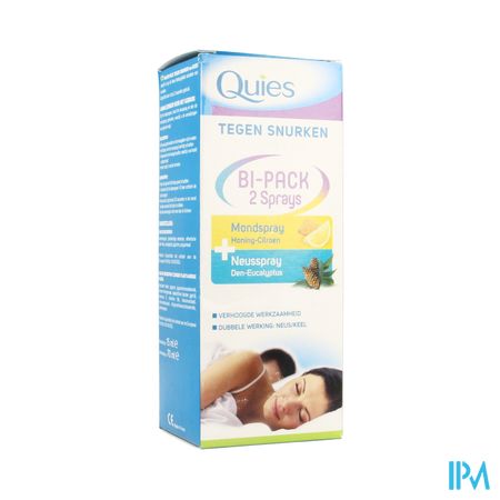 Quies A/snurk Bipack Spray Neus 15ml + Mond 70ml