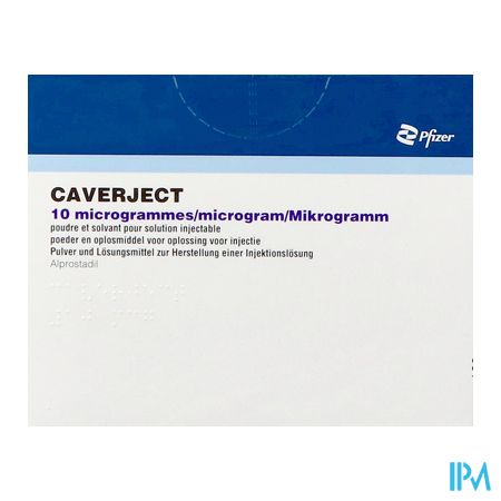 Caverject Pulv Lyoph 5x10ug Ser Inj 1