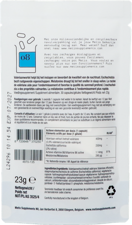 Metis Sleep 08 Eco Refill Caps 30 3