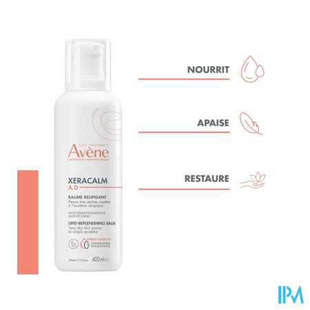 Avene Xeracalm Ad Balsem Relipiderend 400ml 16