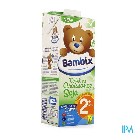 Bambix Lait Croissance Soja 2+ 1l