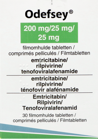 Odefsey 200mg/ 25mg/ 25mg Abacus Filmomh Tabl 30 1