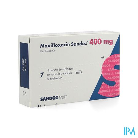 Moxifloxacin Sandoz 400mg Filmomh Tabl 7