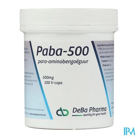 Paba Caps 100x500mg Deba 3