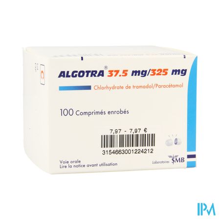 Algotra Comp Omhulde 100 X 325mg/37,5mg