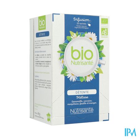 Infusie Bio Ontspannen Zakje 20