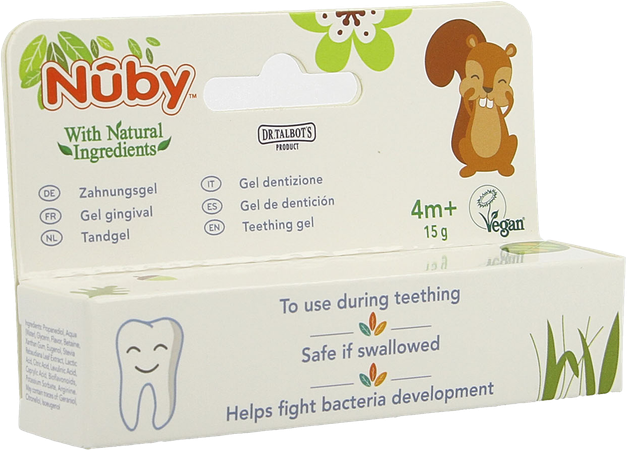 Nuby Tandgel 4m+ 15g 3