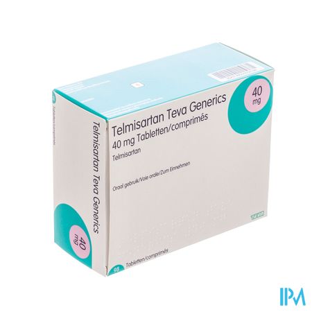 Telmisartan 40mg Teva Tabl 98 1