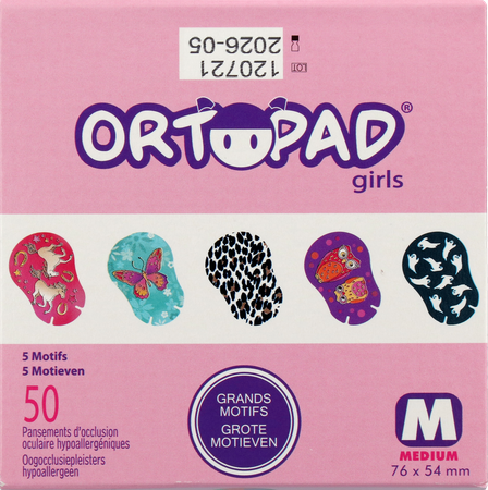 Ortopad For Girls Medium Cp Oculaire 50 73222 3