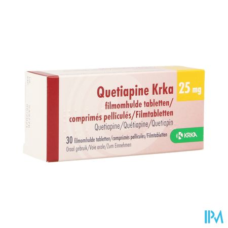 Quetiapine Krka 25mg Filmomh Tabl 30