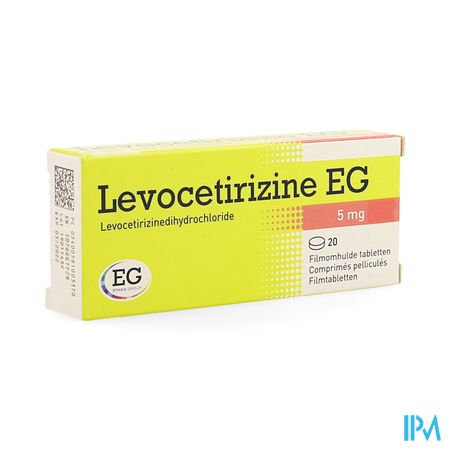 Levocetirizine EG 5 Mg Comp Pell  20