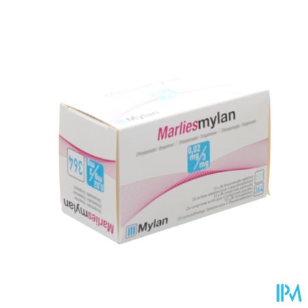 Marliesviatris 0,02mg/3mg Comp Pell 364