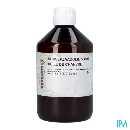 Sjankara Hennepzaad Plant. Olie 500ml 1