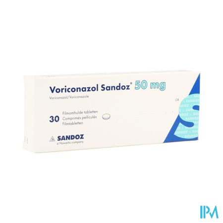 Voriconazol Sandoz 50mg Filmomh Tabl 30 X 50mg