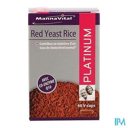 Mannavital Red Yeast Rice Platinium V-caps 60